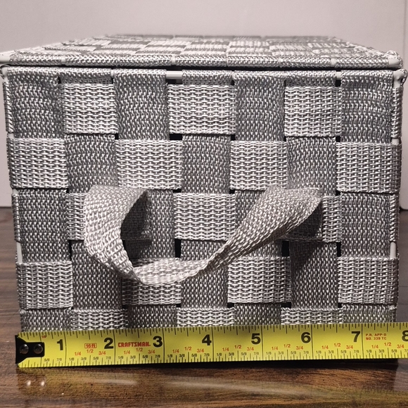 Simplify Woven Storage Basket Set In Gray - NWOT - Picture 10 of 14